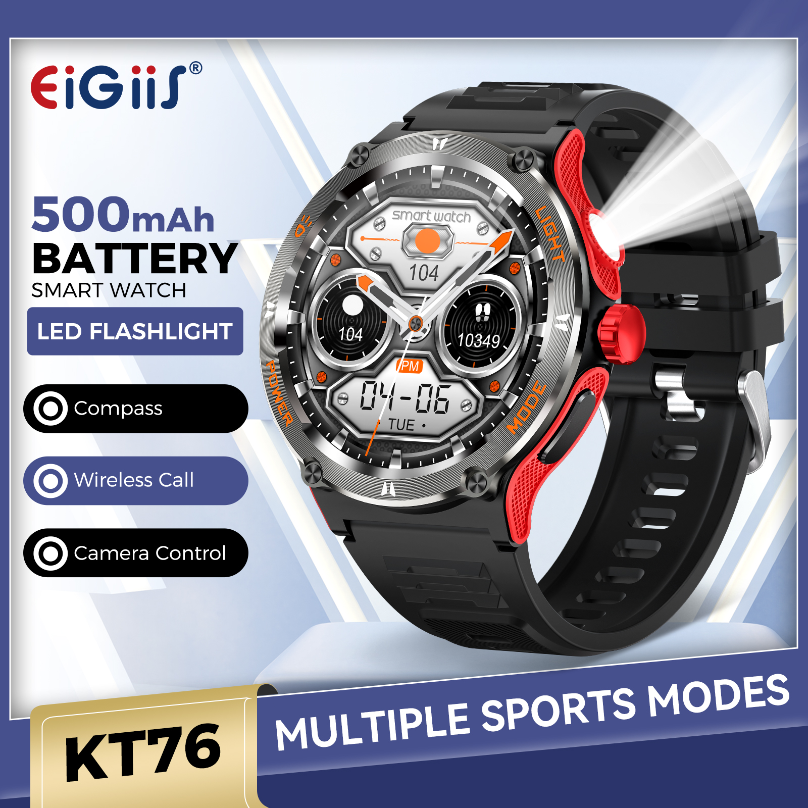 Smartwatch Faces - EIGIIS Smart Watch 3ATM Waterproof 1.53