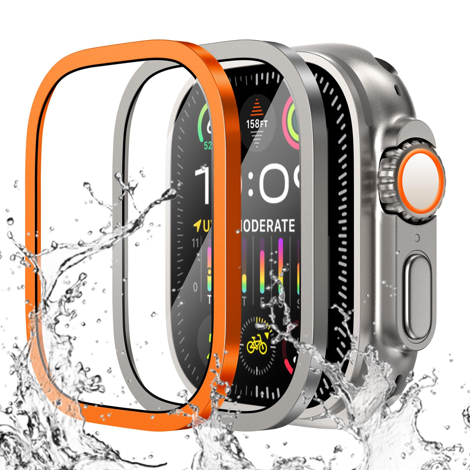 Watch Case Bumper - Tempered Glass for Apple Watch Ultra