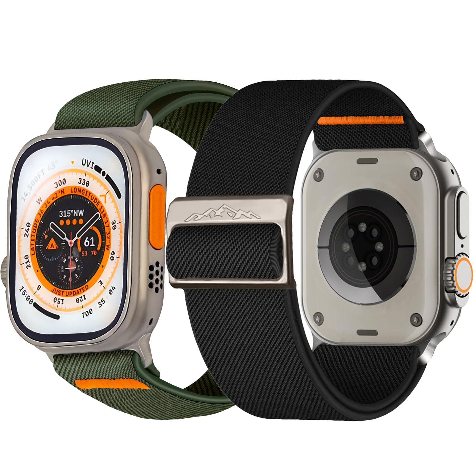 Titan Smartwatch Accessories - Nylon Strap For Apple Watch ultra