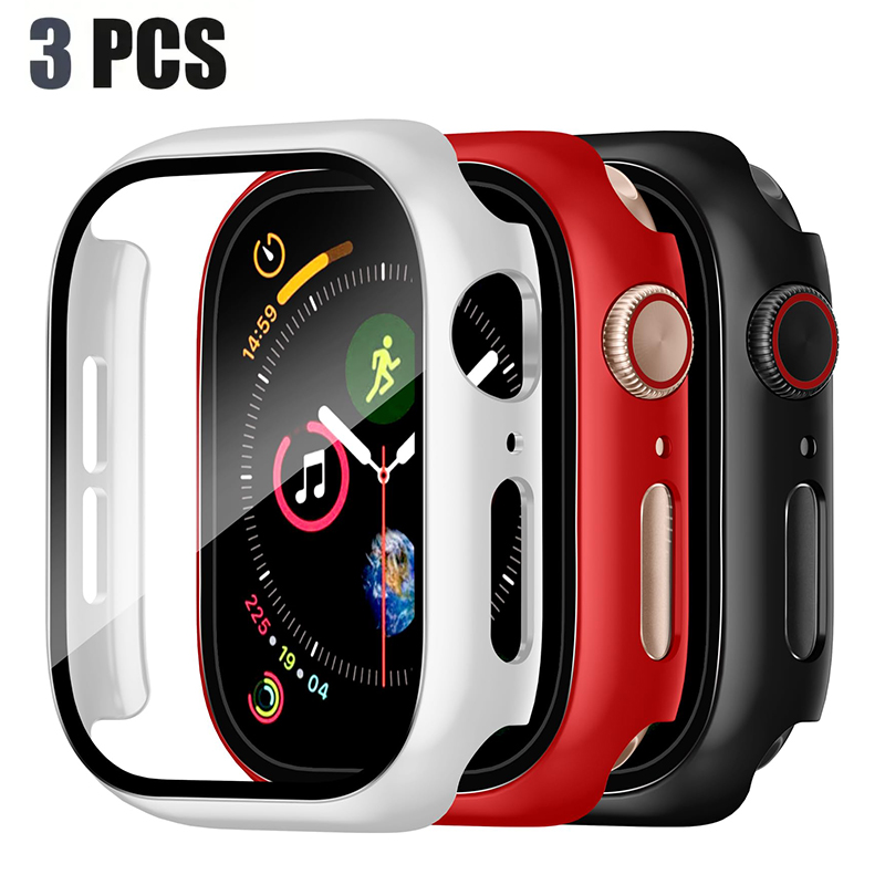 Apple Smartwatch Accessories - 3 Pack Tempered Glass Cover for