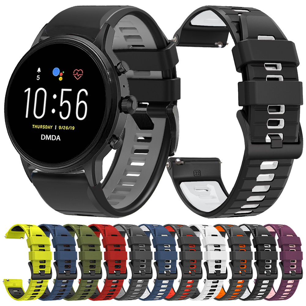 22mm Strap for Fossil Gen 6 44 - Fossil Smartwatch Accessories ulasan dan harga