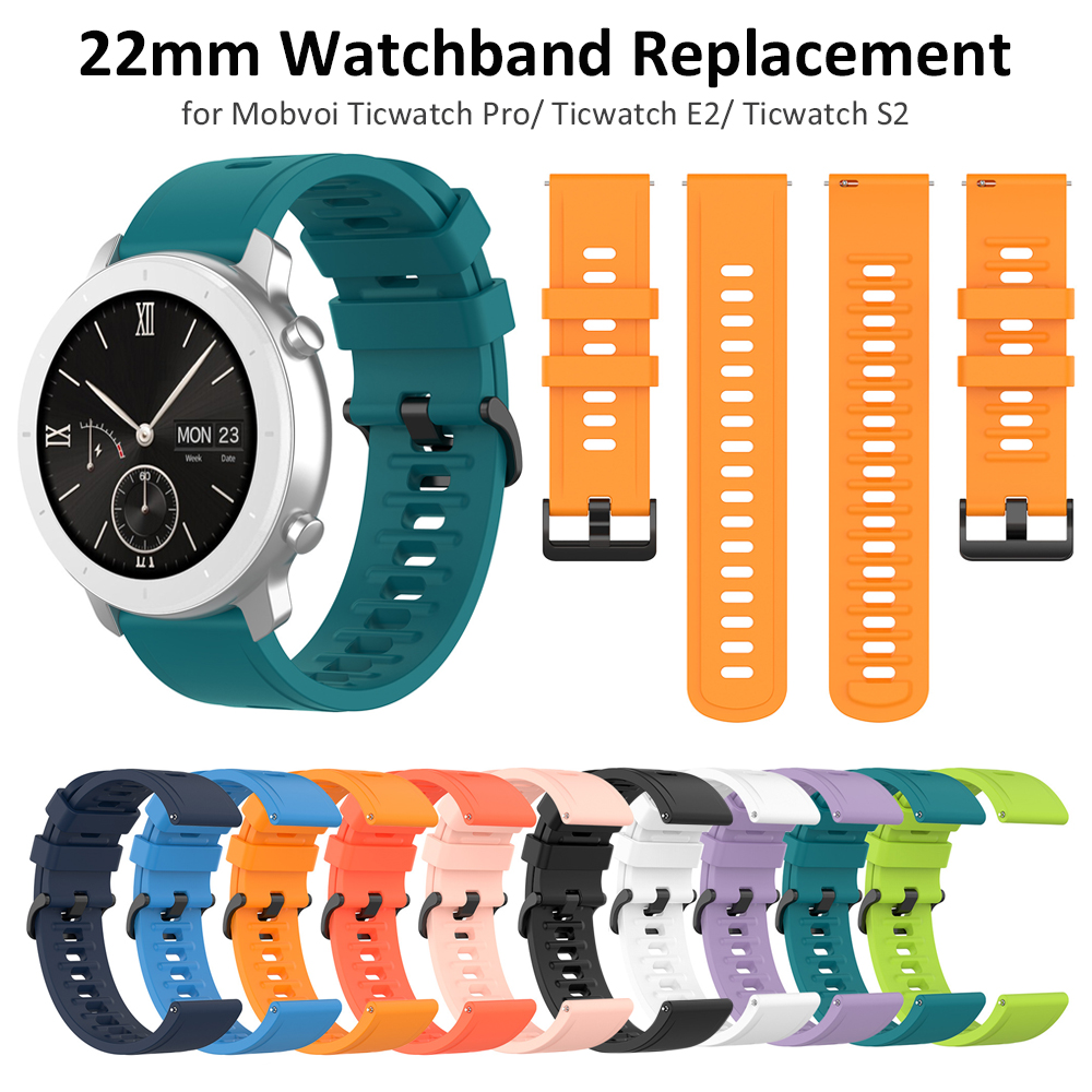 22mm Silicone Watch Band Strap - Fossil Smartwatch Accessories ulasan dan harga