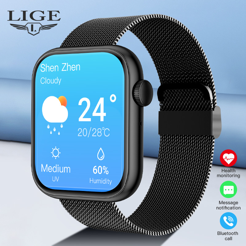 LIGE New Women Smart Watch 1.8 - Smartwatch X12 ulasan dan harga
