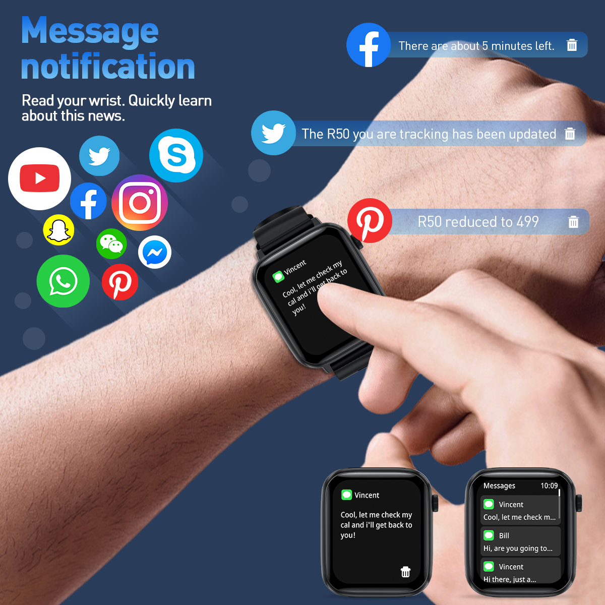 LIGE New Women Smart Watches 1 - Smartwatch X12 ulasan dan harga