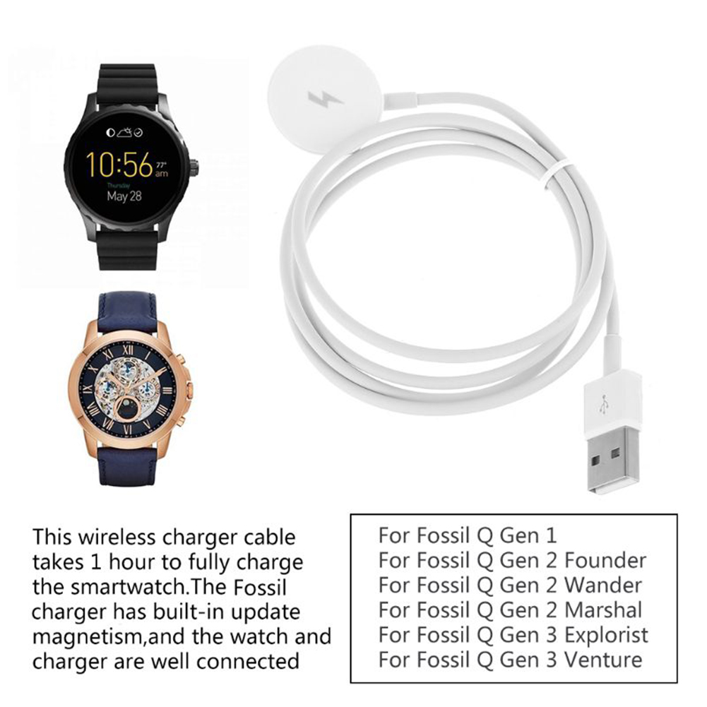 Wireless Smartwatch Charger Do - Fossil Smartwatch Accessories ulasan dan harga