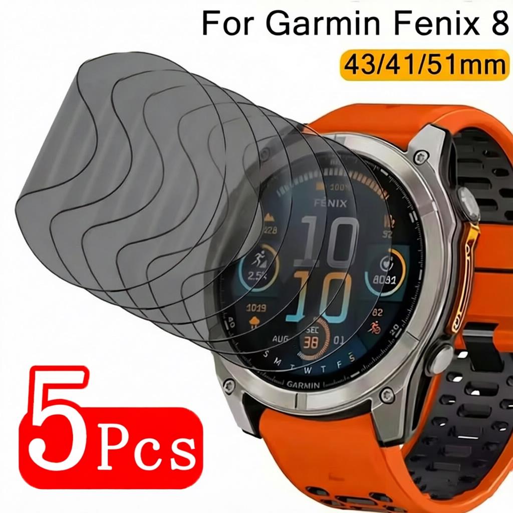 1-5Pcs Privacy Hydrogel Film F - Garmin Smartwatch Accessories ulasan dan harga