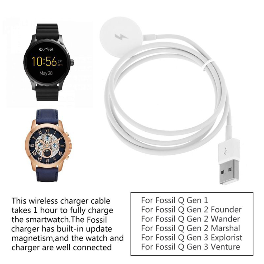 USB Watch Charger Adapter Shor - Fossil Smartwatch Accessories ulasan dan harga