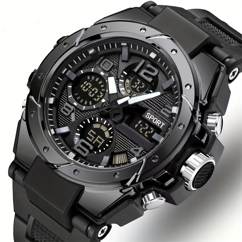 Rugged Dual Display Men's Spor - Rugged Sport Strap ulasan dan harga