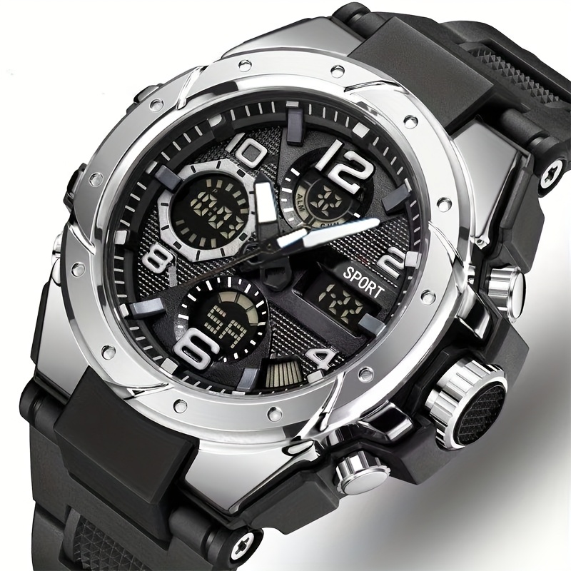 Rugged Dual Display Men's Spor - Rugged Sport Strap ulasan dan harga