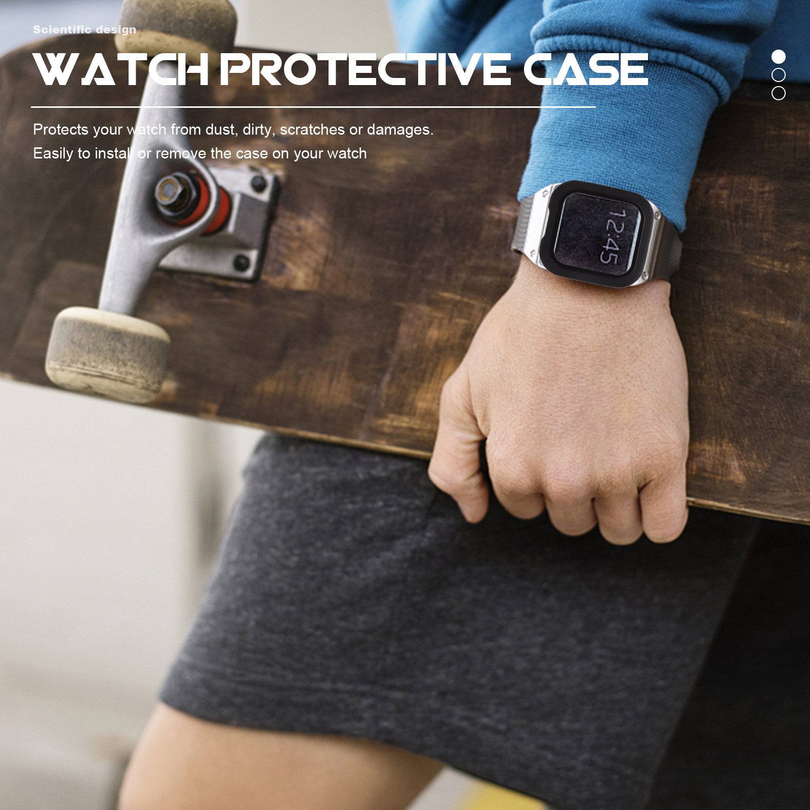 2Pcs Protective Watch Case Har - Smartwatch Faces ulasan dan harga