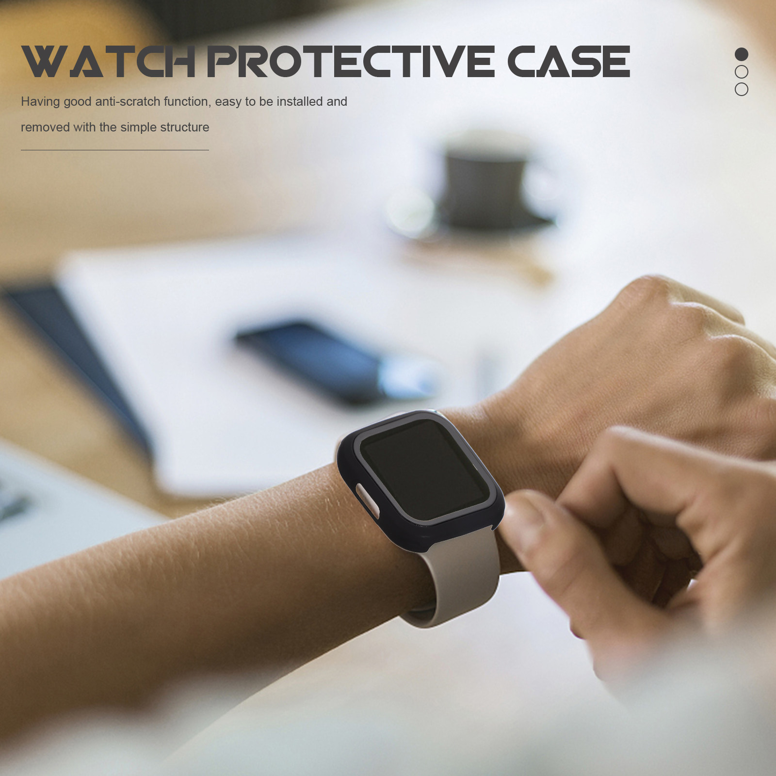 2Pcs Protective Watch Case Har - Smartwatch Faces ulasan dan harga