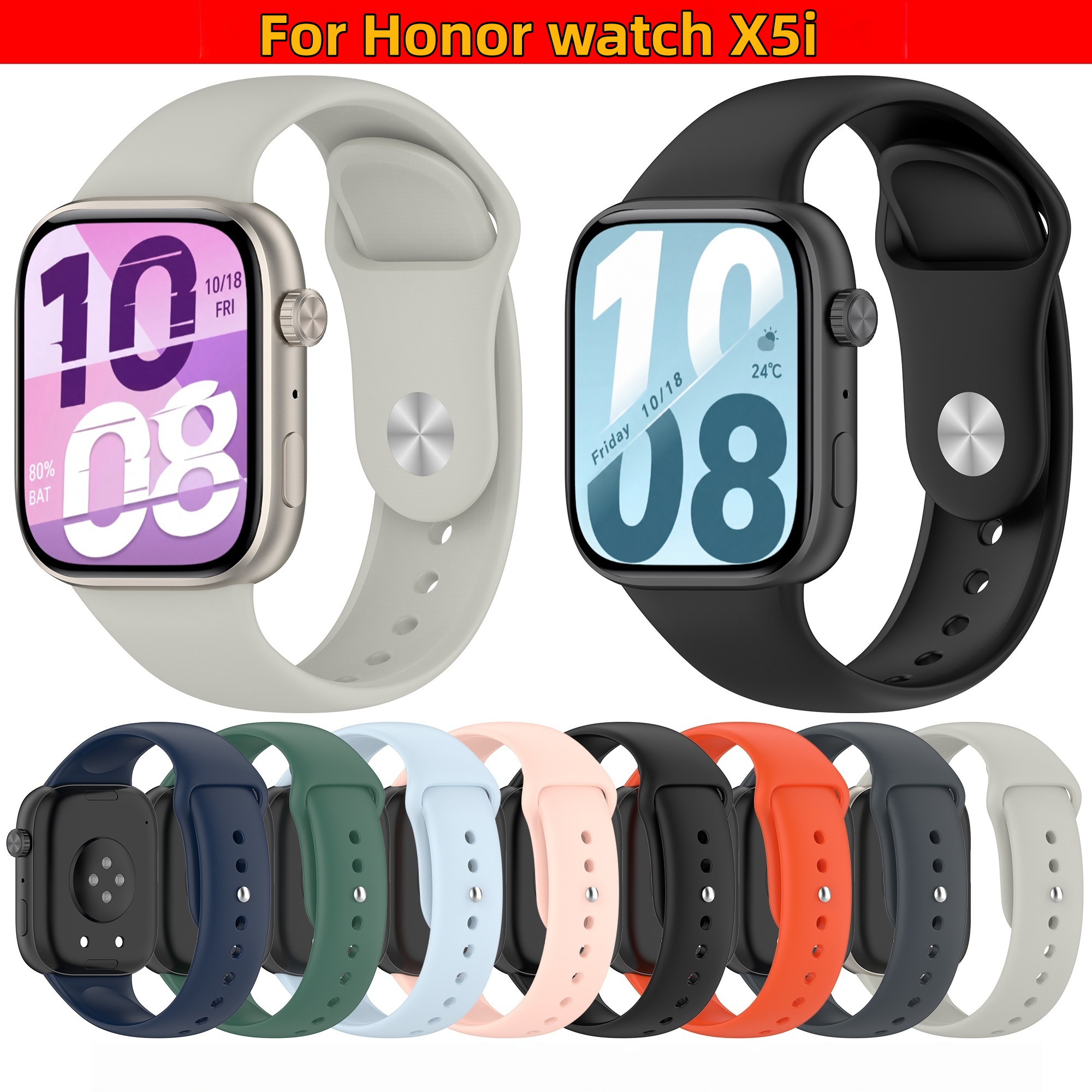 Soft Silicone Sport Watch Band - Silicone Band Replacement ulasan dan harga