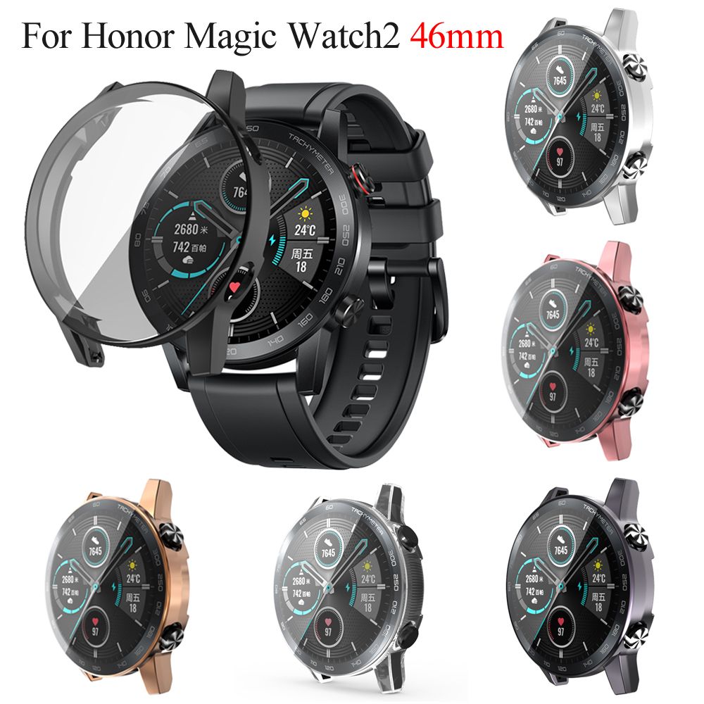 New Ultra Thin Full Cover Plat - Android Smartwatch Accessories ulasan dan harga