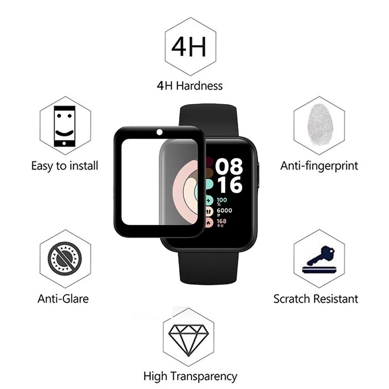 2 Pcs Tempered Glass for Redmi - Garmin Smartwatch Accessories ulasan dan harga