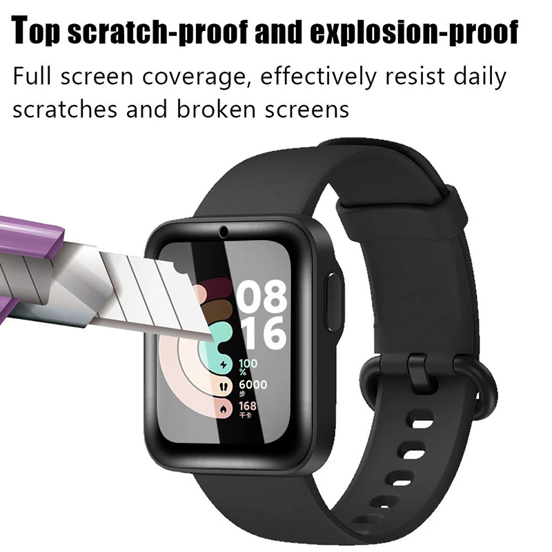 2 Pcs Tempered Glass for Redmi - Garmin Smartwatch Accessories ulasan dan harga