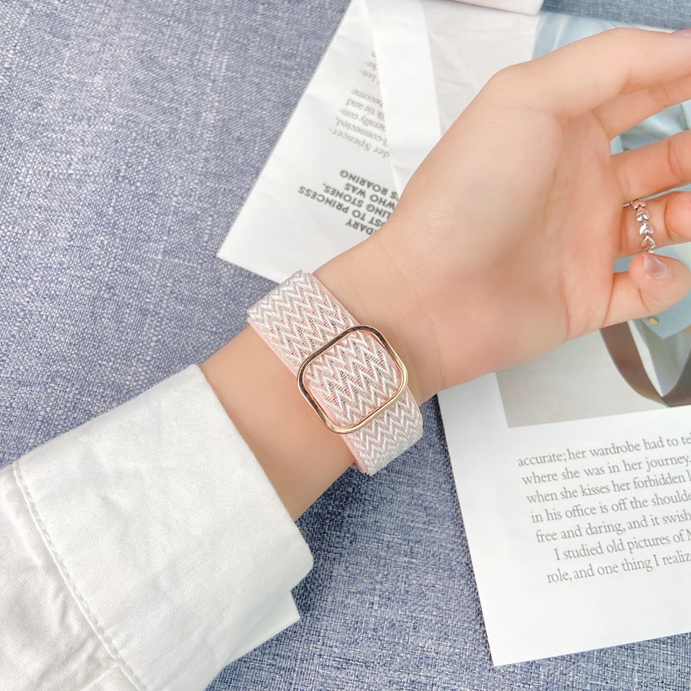 Elastic Shiny strap For Samsun - Titan Smartwatch Accessories ulasan dan harga