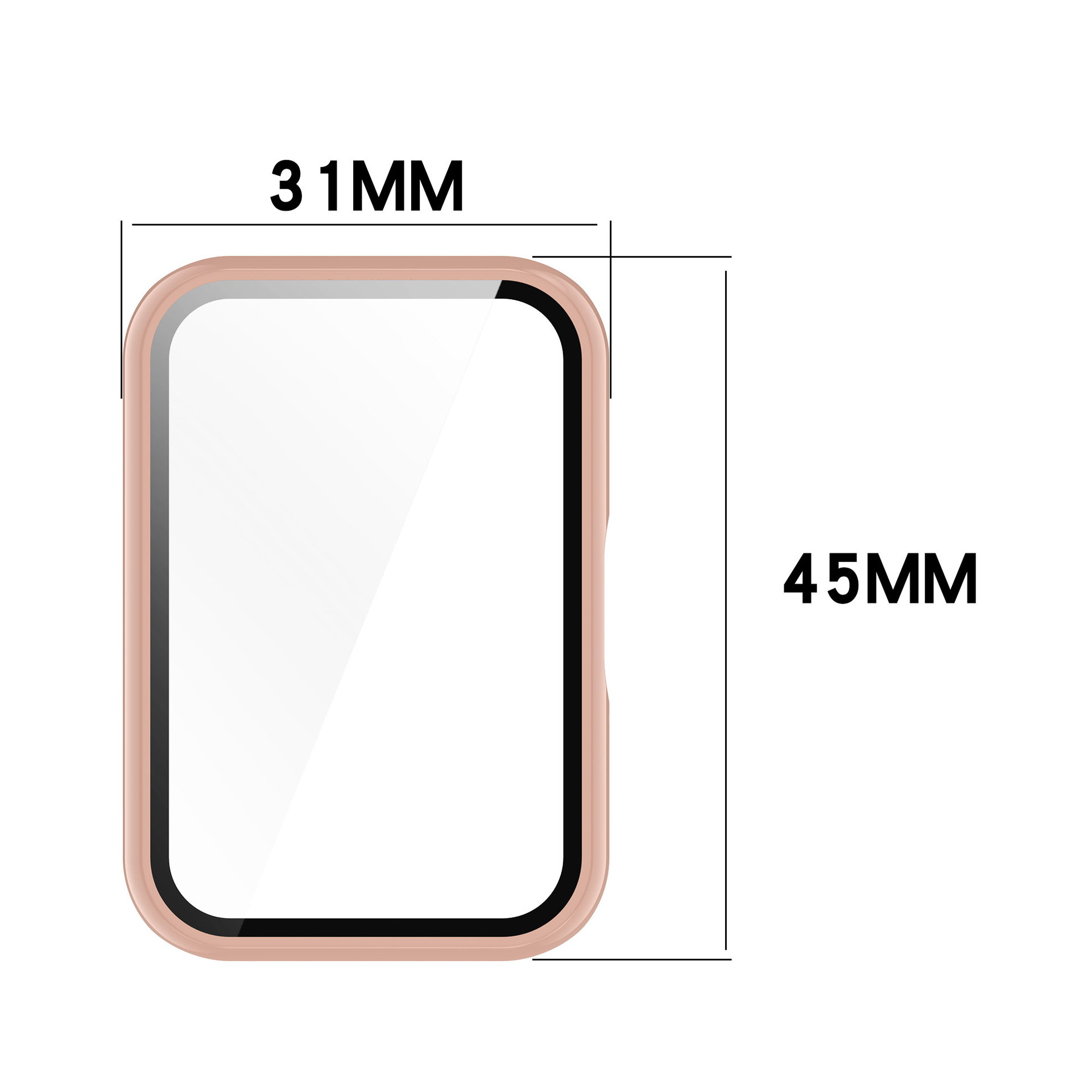 Glass+Case For Samsung Galaxy  - Garmin Smartwatch Accessories ulasan dan harga