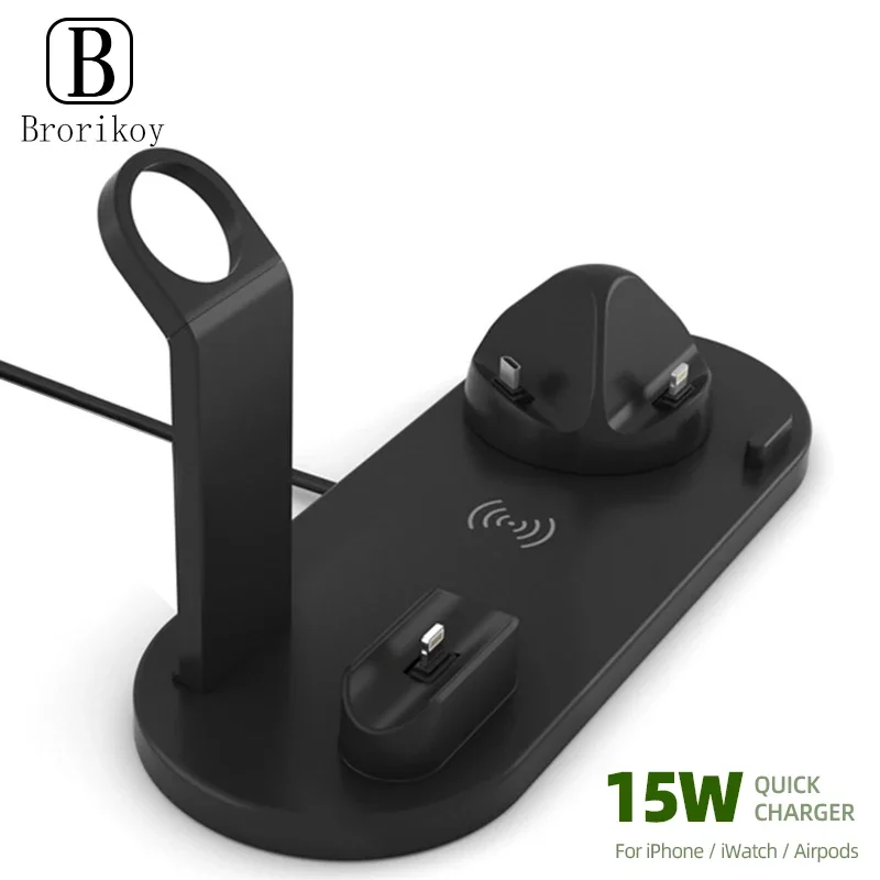 6 in 1 Wireless Charger Stand  - Smartwatch X12 ulasan dan harga