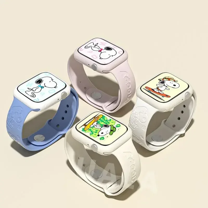 Snoopy iwatch8 watch with appl - Apple Smartwatch Accessories ulasan dan harga