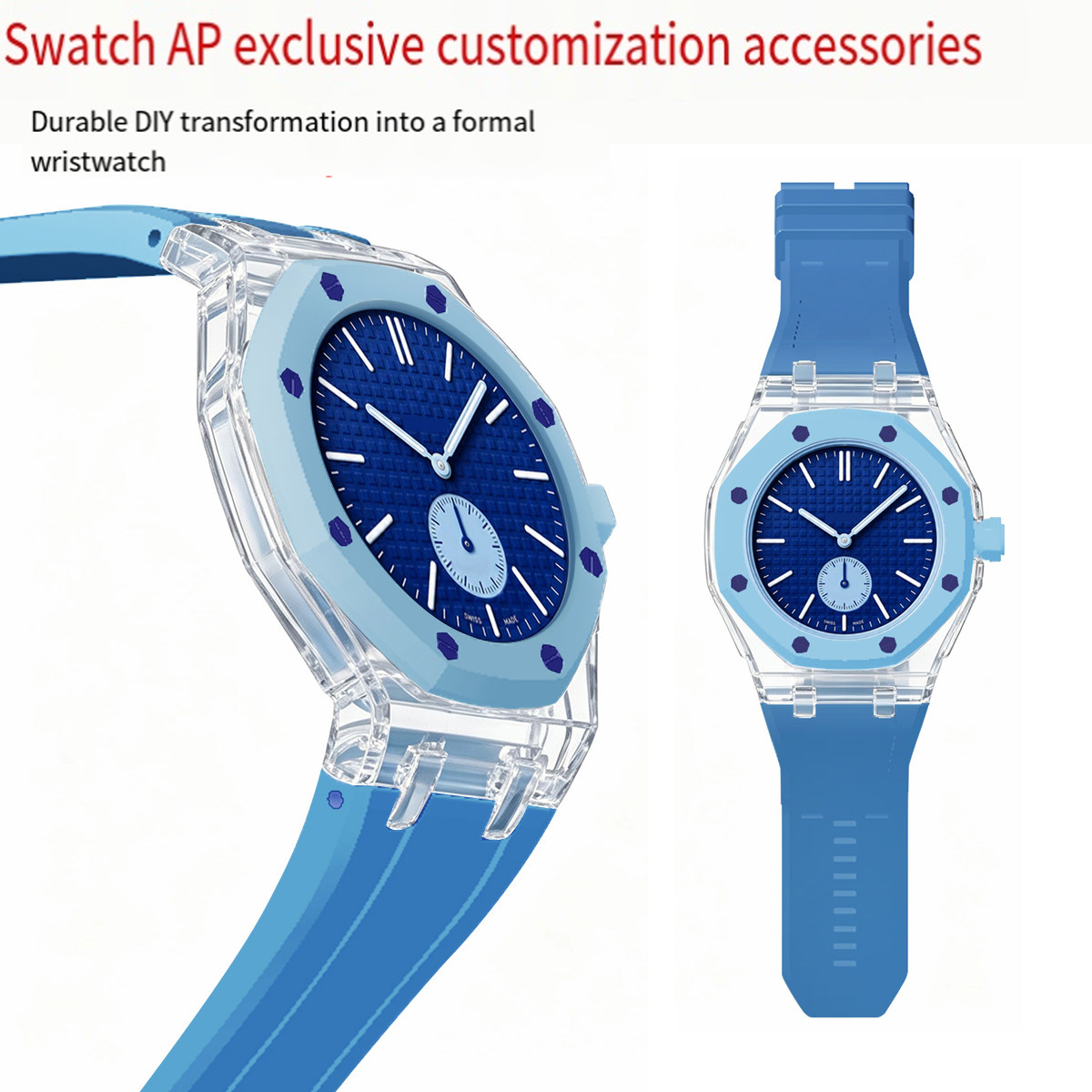 For AP Swatch Co branded Modif - Silicone Band Replacement ulasan dan harga