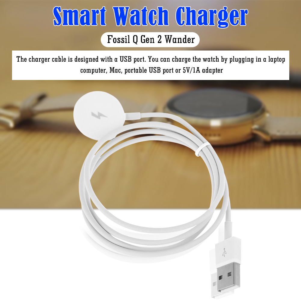 1m Smart Watch Magnetic Charge - Fossil Smartwatch Accessories ulasan dan harga