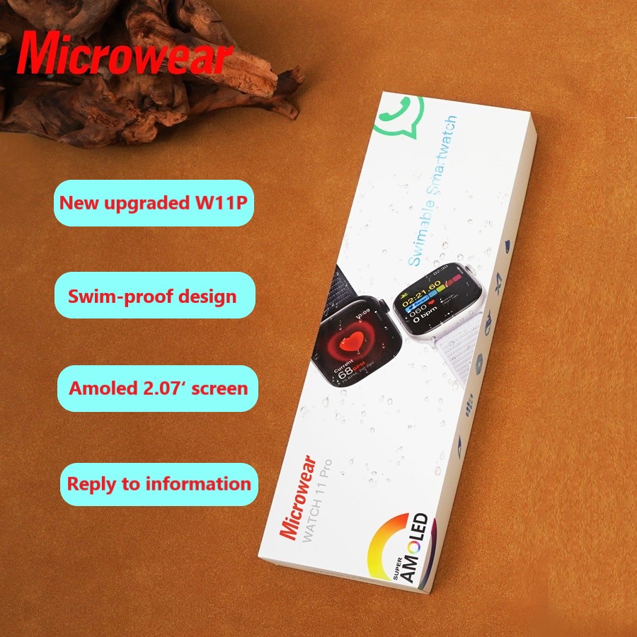 Top Amoled Watch11pro W11pro S - Smartwatch M Active ulasan dan harga