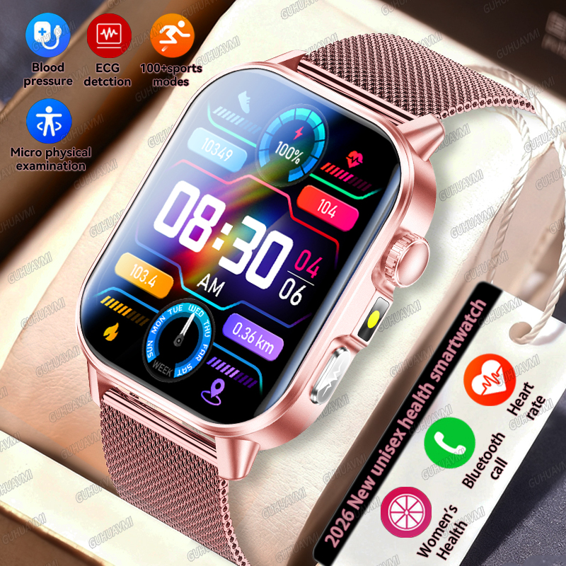 GUHUAVMI 2026 New Precise Heal - Android Smartwatch Accessories ulasan dan harga
