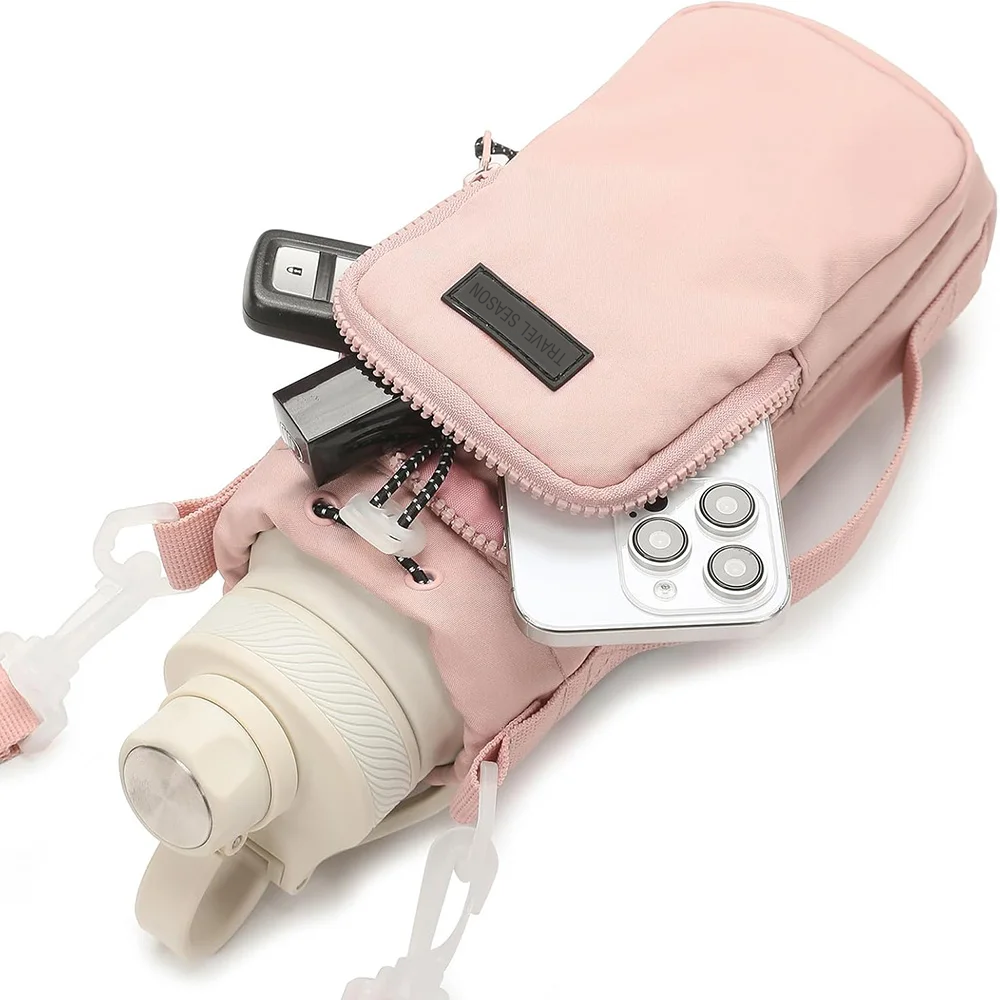 Portable Water Bottle Bag with - Rugged Sport Strap ulasan dan harga