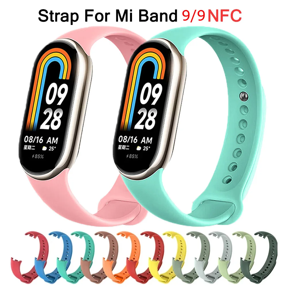 Strap for Xiaomi Mi Band 9/9 N - Silicone Band Replacement ulasan dan harga