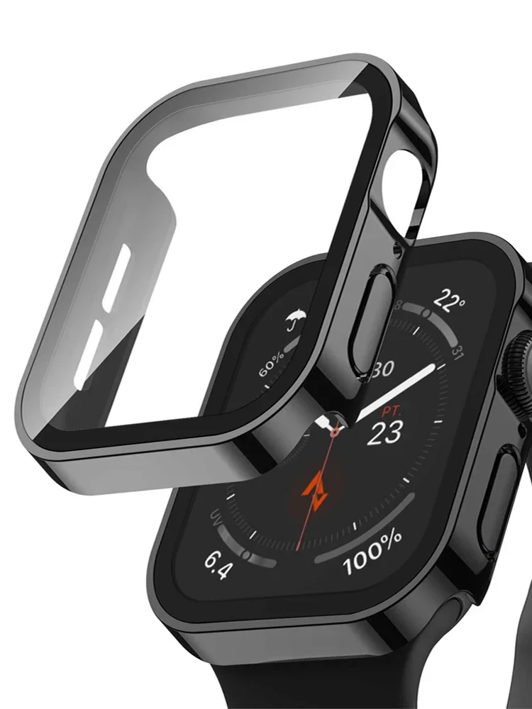 Glass+cover For Apple Watch ca - Smartwatch Watch Accessories For Women ulasan dan harga