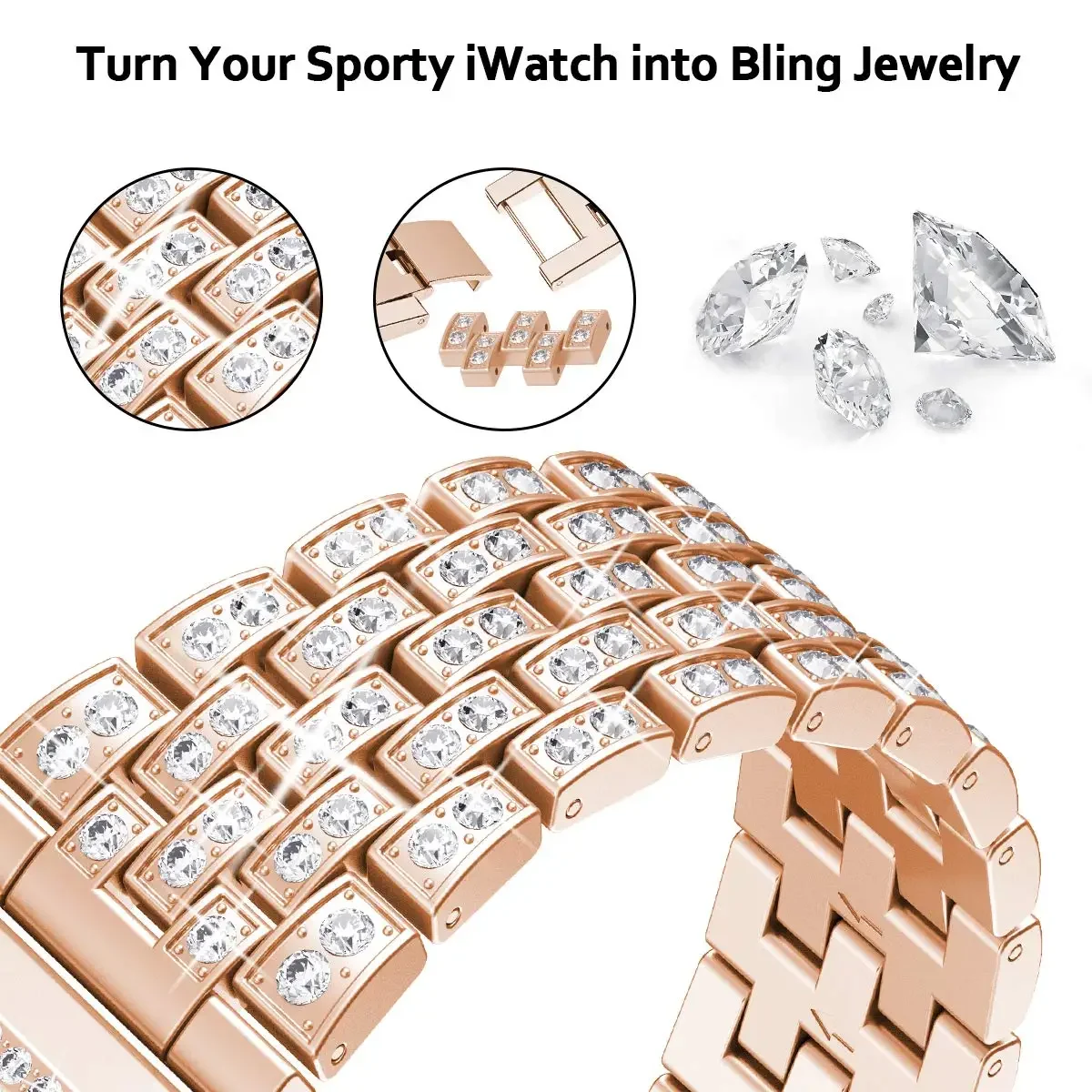 Diamond Band for Samsung Galax - Titan Smartwatch Accessories ulasan dan harga