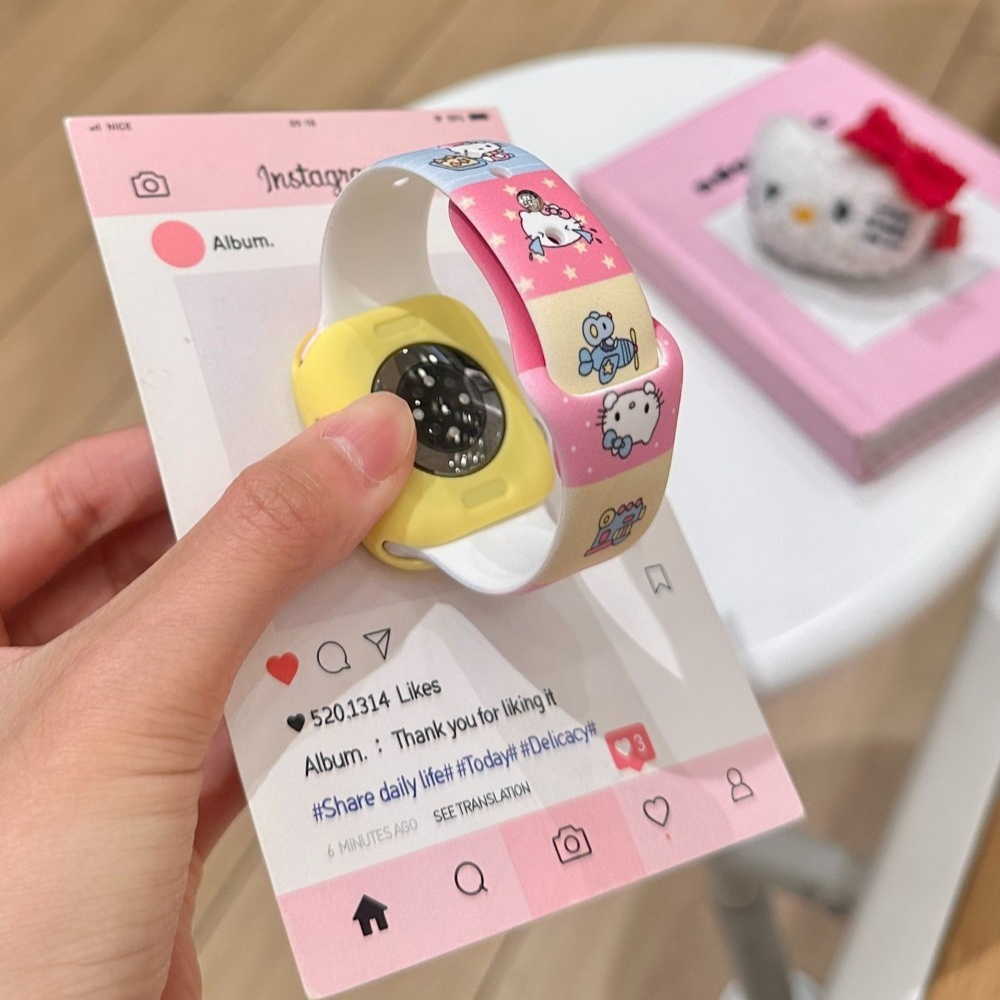 Anime Sanrio Lovely Kitty Sili - Apple Smartwatch Accessories ulasan dan harga