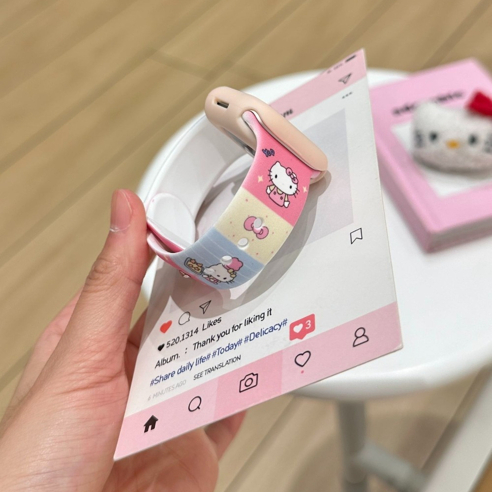 Anime Sanrio Lovely Kitty Sili - Apple Smartwatch Accessories ulasan dan harga