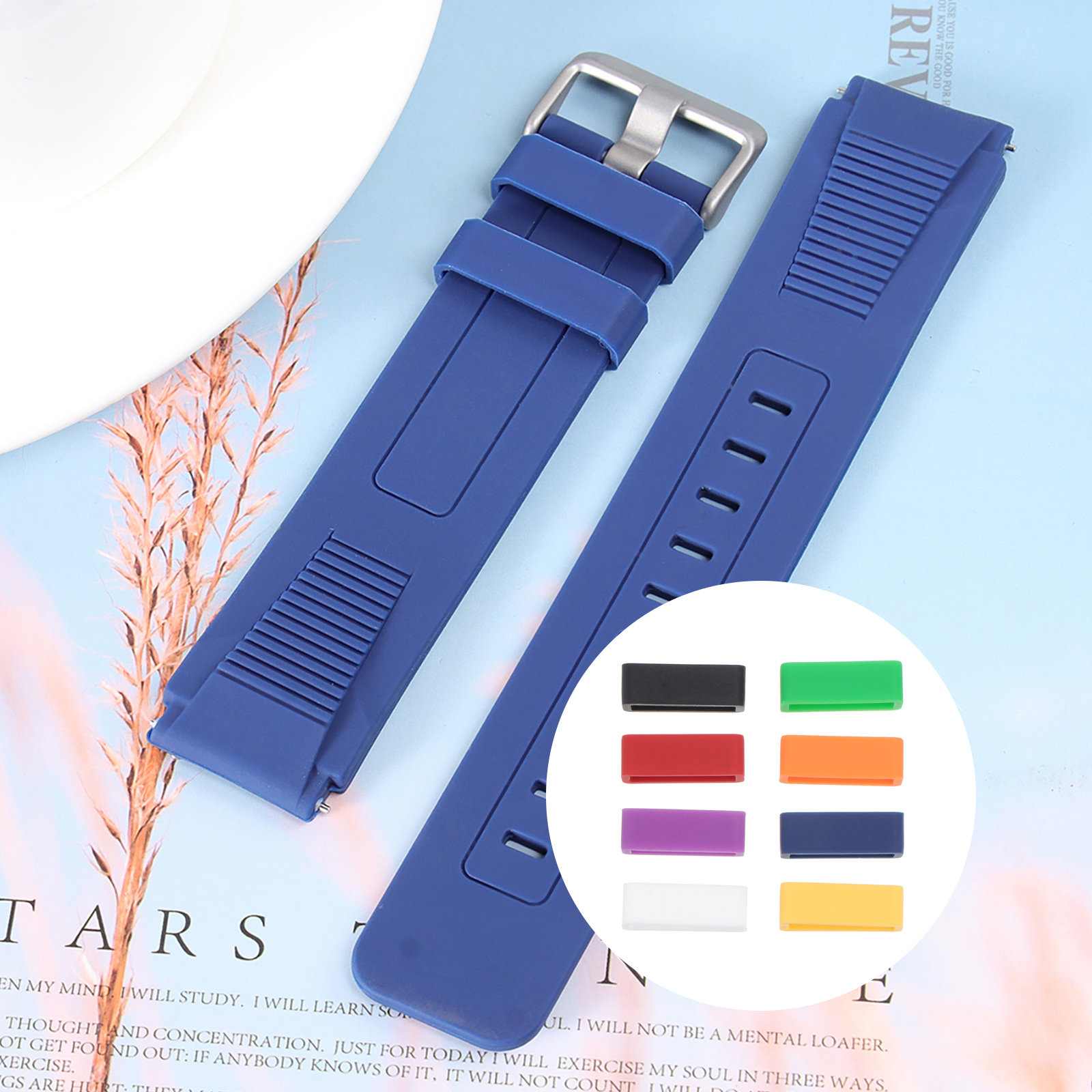8Pcs High Grade Silicone Watch - Silicone Band Replacement ulasan dan harga