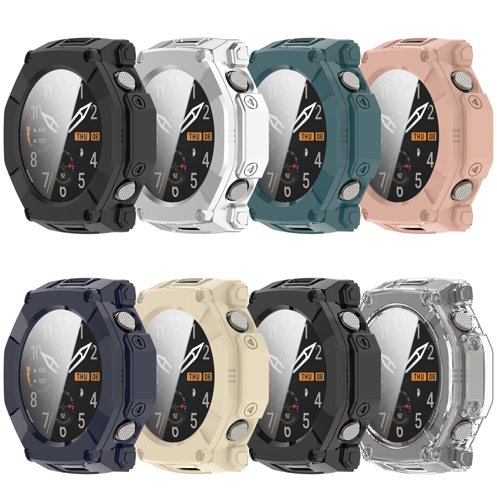 PC Case+Glass For Amazfit T-Re - Amazfit Smartwatch Accessories ulasan dan harga