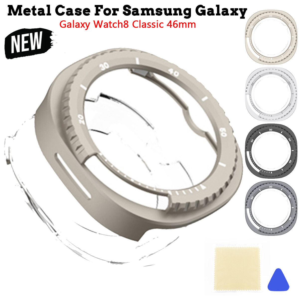 For Galaxy Watch8 Classic 46mm - Android Smartwatch Accessories ulasan dan harga