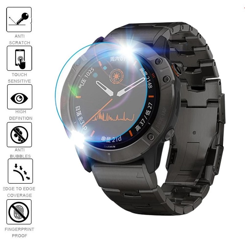 3pcs 9H Premium Tempered Glass - Garmin Smartwatch Accessories ulasan dan harga