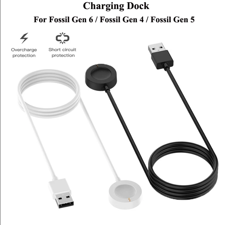 1M USB Magnetic Fast Charge Ch - Fossil Smartwatch Accessories ulasan dan harga