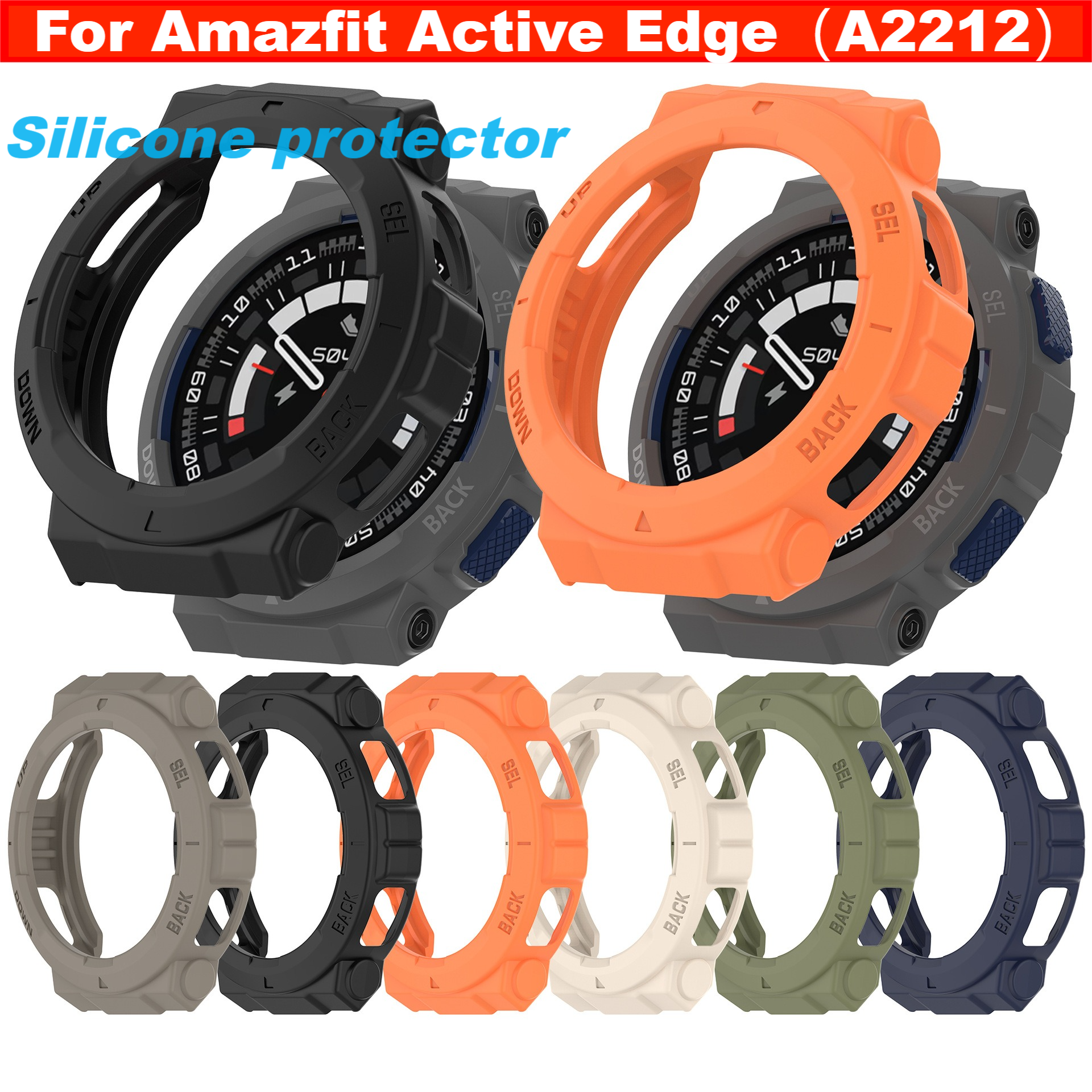 Silicone case For Amazfit Acti - Amazfit Smartwatch Accessories ulasan dan harga