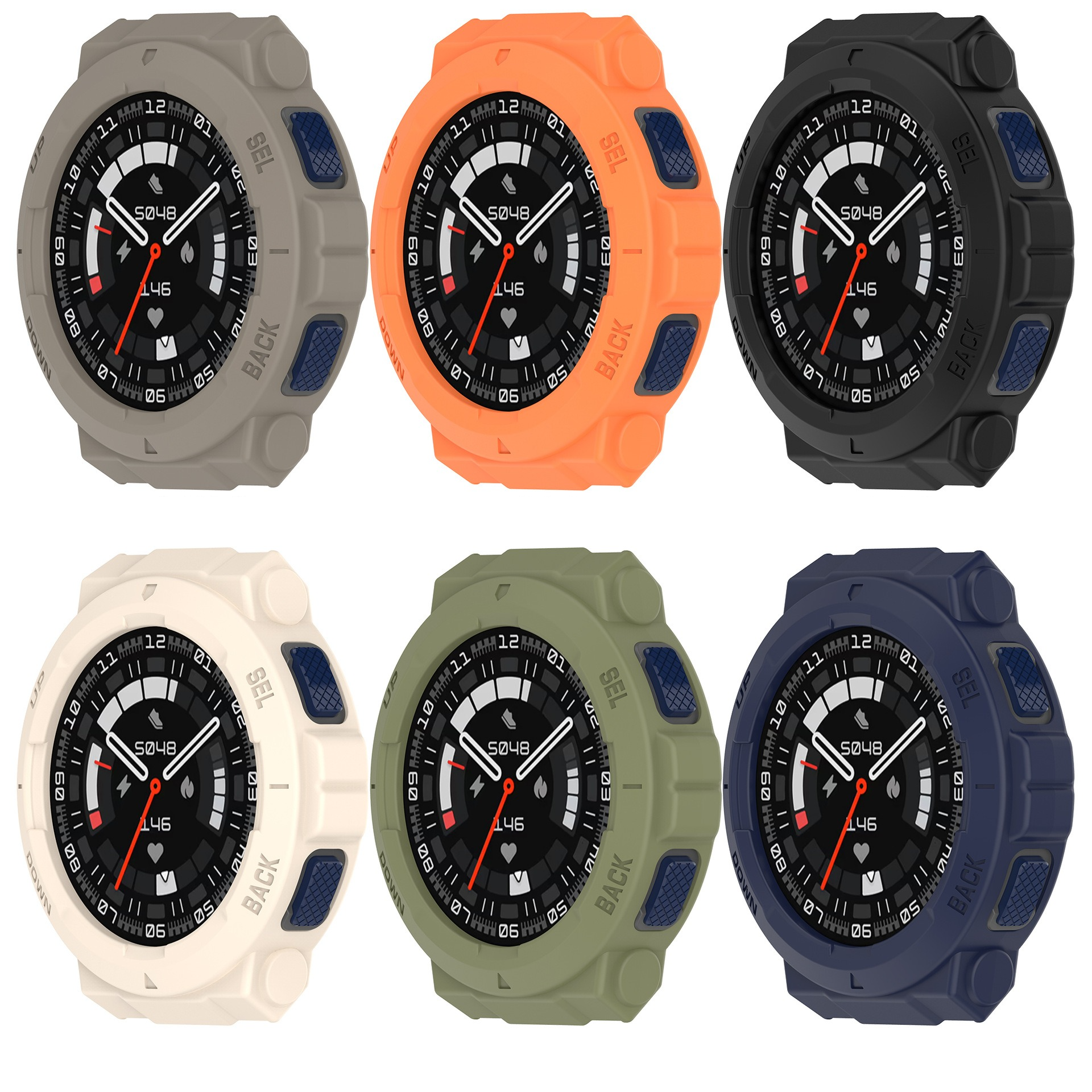 Silicone case For Amazfit Acti - Amazfit Smartwatch Accessories ulasan dan harga